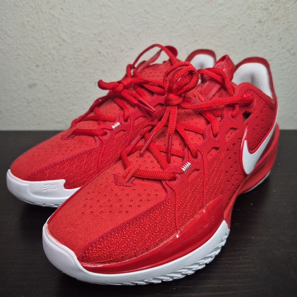 Nike Zoom G.T. Cut 3 TB Red White Men's Sz 8.5 Womens Sz 10 PE Basketball Shoes
